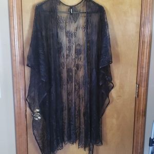 Torrid lace shawl
